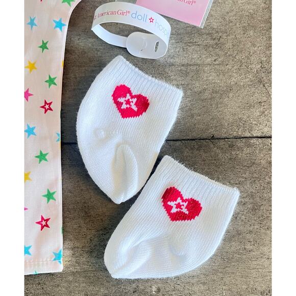 American Girl Doll Doctor Hospital Gown Card Socks Wrist Band Get Well Set - Picture 7 of 9